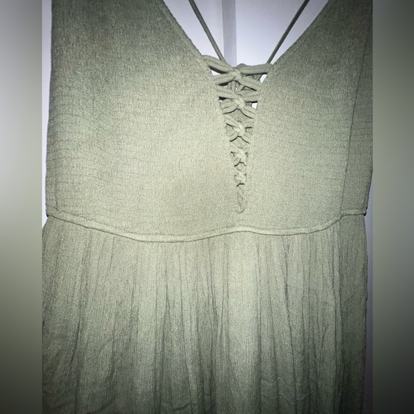Forever 21 Sage green sleeveless dress 3x - Picture 4 of 8
